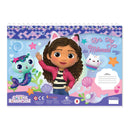 Tekenblok Gabby's Poppenhuis met Stickers en Sjabloon, 40 Vellen