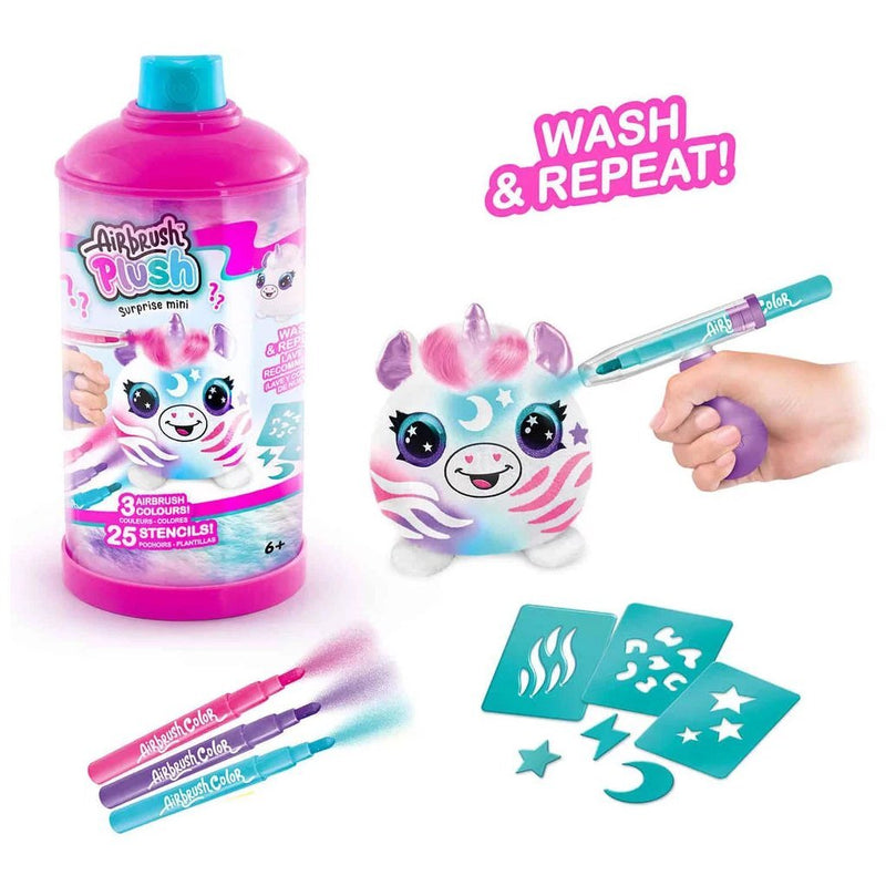 Airbrush Pluche Mini Knuffel Set