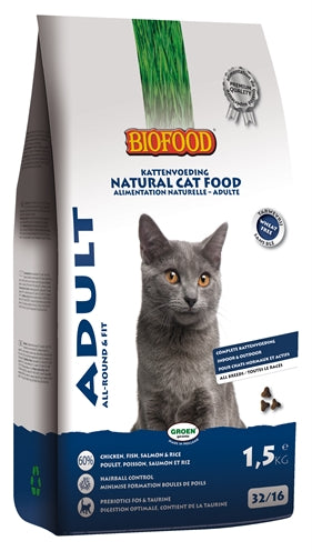 Biofood Cat Adult All-round & Fit 1,5 KG