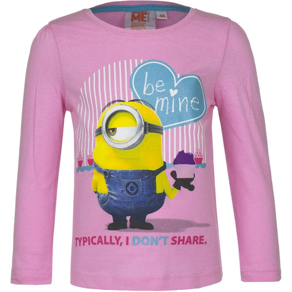 Kinder Longsleeve - Stuart (Roze) - 128cm / 8 jaar