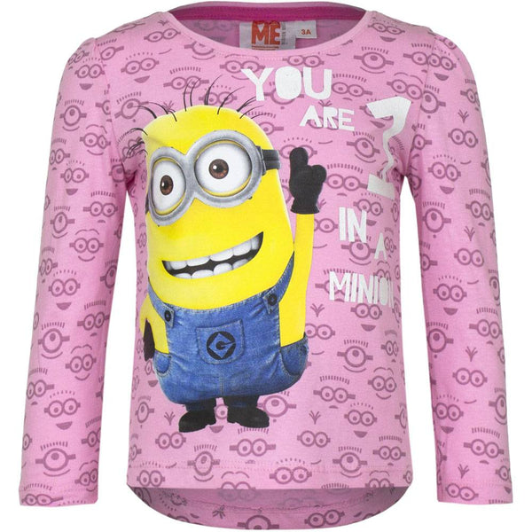Kinder Longsleeve - Tom (Roze) - 116cm / 6 jaar