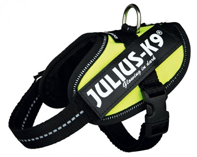 Julius K9 Idc Harnas / Tuig Neon Groen BABY 2/35-43CM