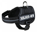 Julius K9 Power-harnas / Tuig Voor Labels Zwart BABY 1/30-40 CM