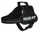 Julius K9 Power-harnas / Tuig Voor Labels Zwart MINI/51-67 CM