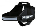 Julius K9 Power-harnas / Tuig Voor Labels Zwart MAAT 0/58-76 CM