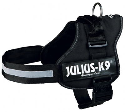 Julius K9 Power-harnas / Tuig Voor Labels Zwart MAAT 1/66-85 CM
