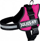 Julius K9 Power-harnas / Tuig Voor Labels Fuchsia MAAT 1/66-85 CM