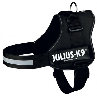 Julius K9 Power-harnas / Tuig Voor Labels Zwart MAAT 3/82-118 CM