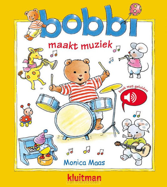Geluidenboek Bobbi maakt muziek