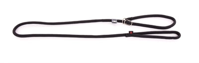 Retrieverlijn Nylon Rond Zwart 13 MMX180 CM