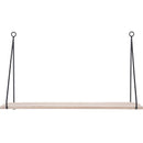 Houten Plank met metalen hangers