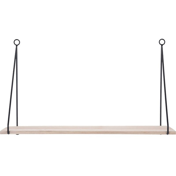 Houten Plank met metalen hangers