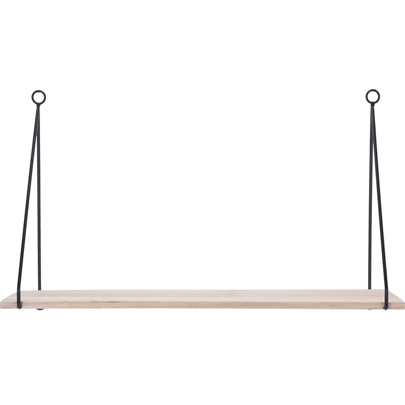 Houten Plank met metalen hangers