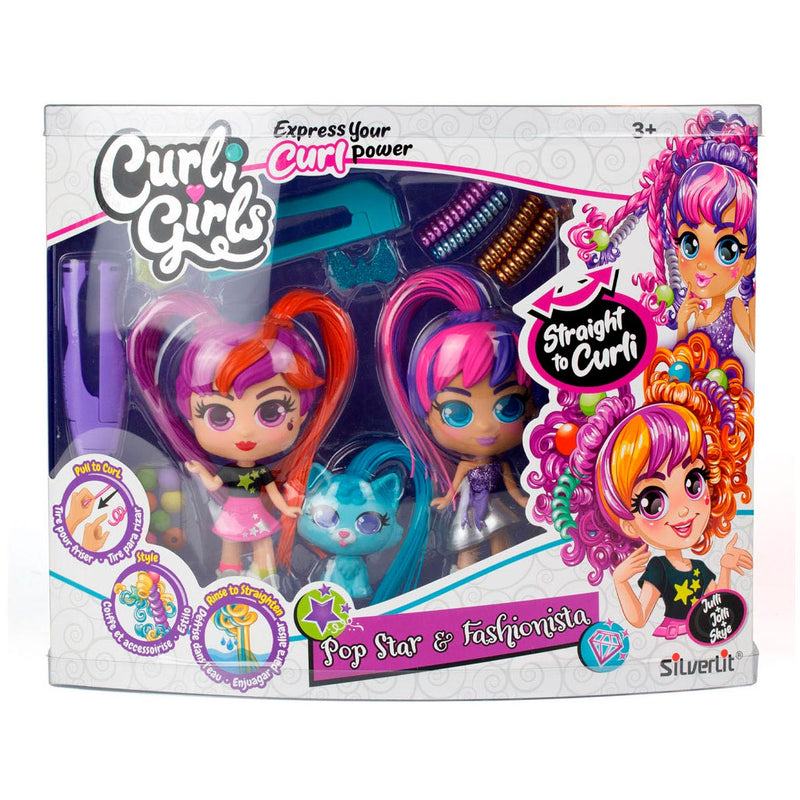 Silverlit Curli Girls Pop Star en Fashionista Speelset