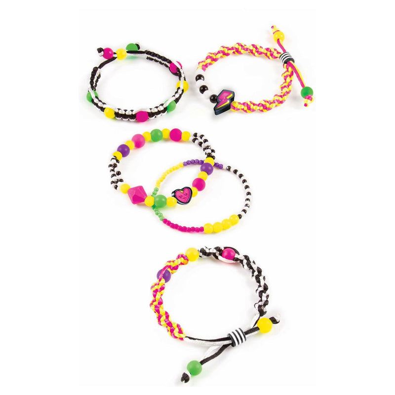Make It Real Neonkleurige en Zwart-Wit Armbanden