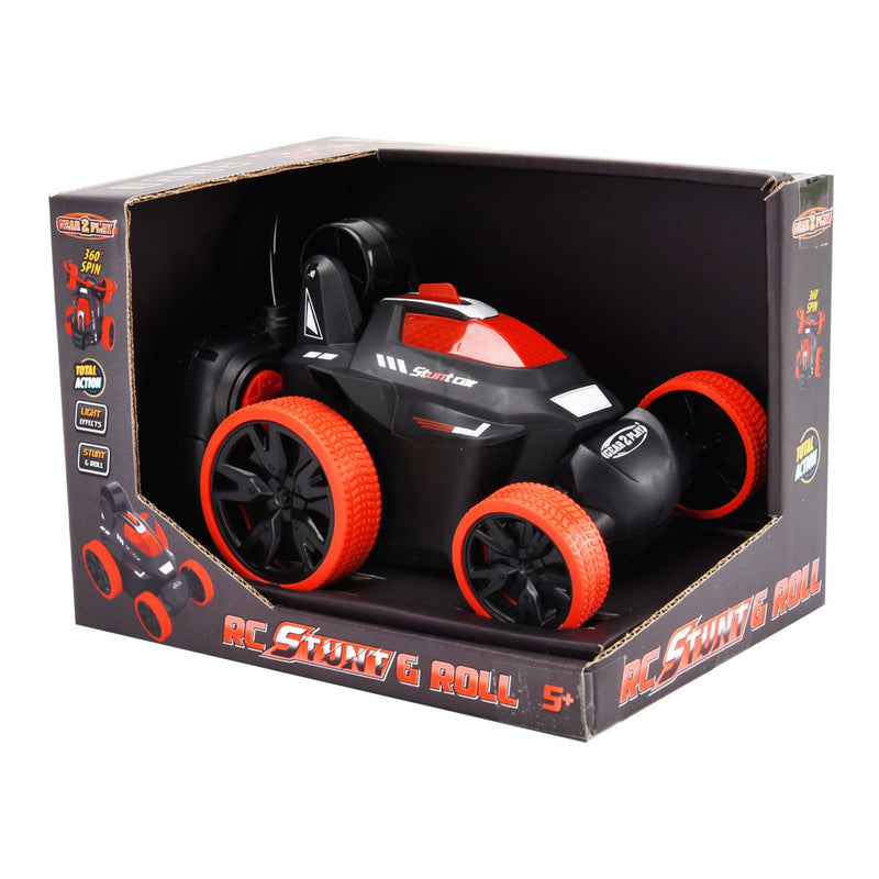 Gear2Play RC Stunt & Roll Bestuurbare Auto Rood