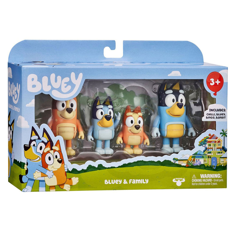 Bluey Vrienden Speelfigurenset 4 stuks