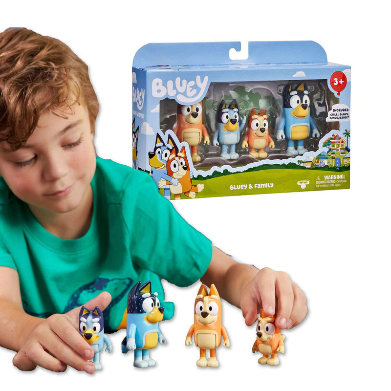 Bluey Vrienden Speelfigurenset 4 stuks
