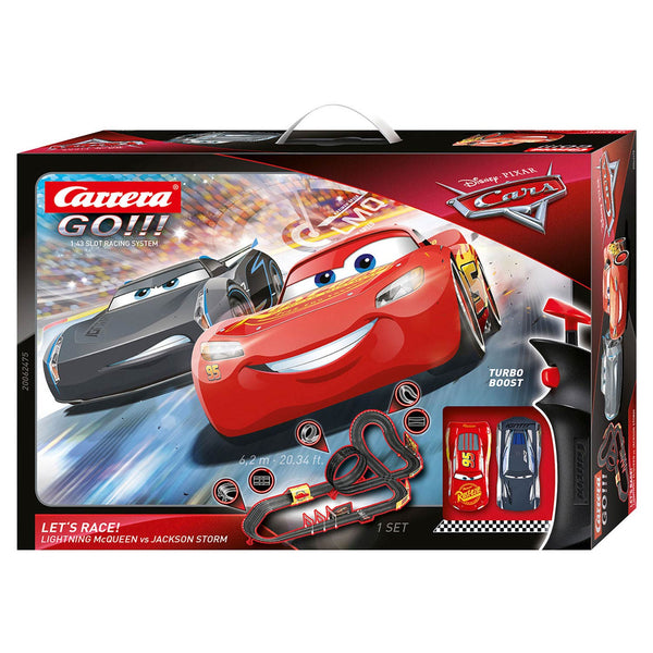 Carrera GO!!! Disney Cars Let&#039;s Race Racebaan 620 cm