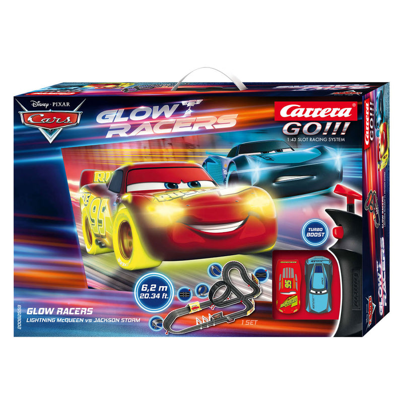 Carrera GO!!! Racebaan - Disney Cars Glow Racers