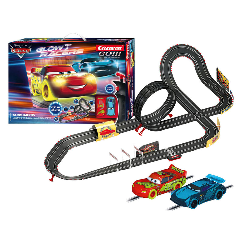 Carrera GO!!! Racebaan - Disney Cars Glow Racers