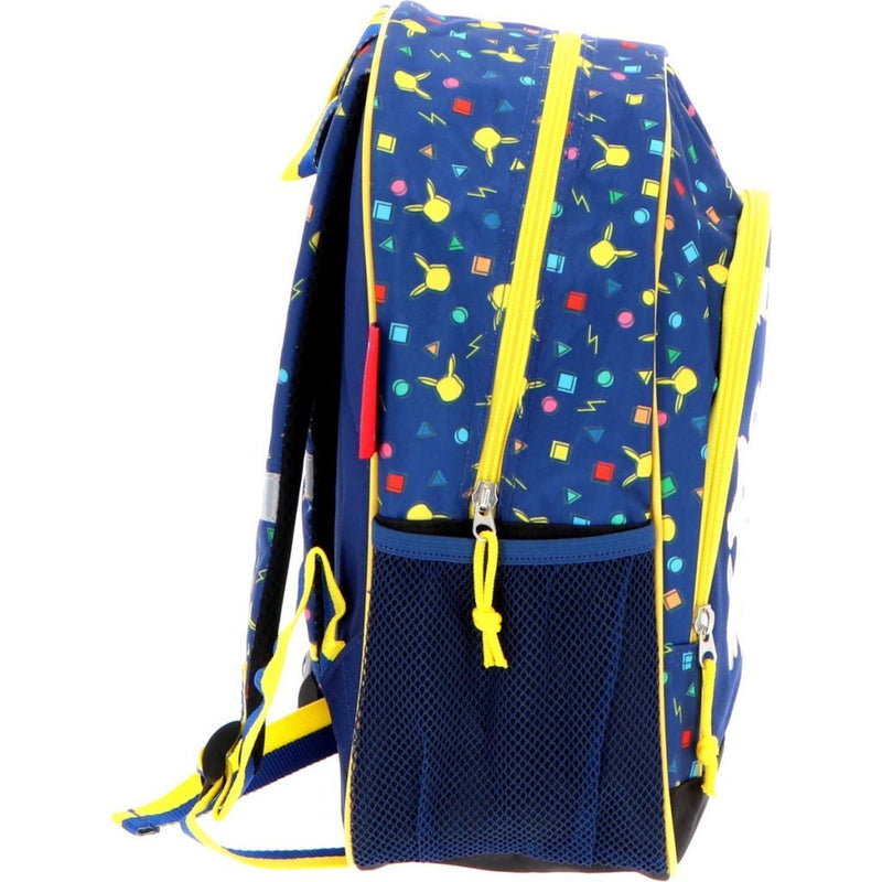 Pokémon Rugzak 37x21 cm Donkerblauw/Geel