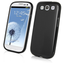 Muvit MiniGel Case Glazy Zwart voor Samsung Galaxy S3