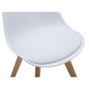 Kangaro Stoel Brekka Wit 4 Stuks