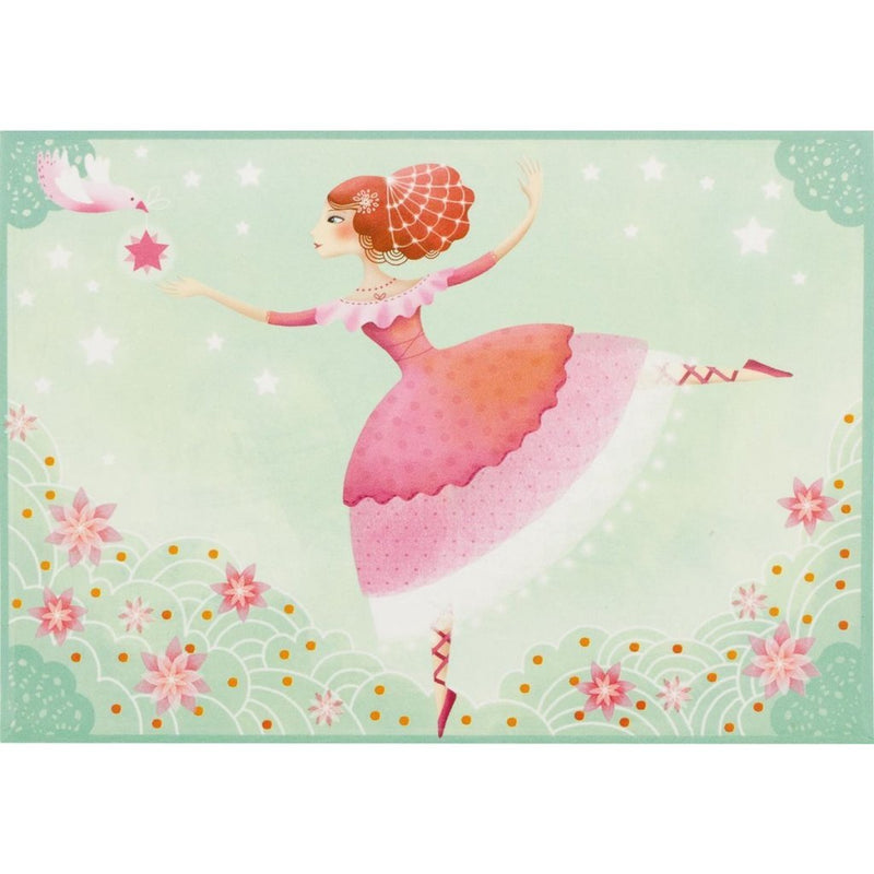 Ulysse Sieradendoos met Muziek en Ballerina Vogel Groen