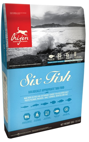 Orijen Whole Prey 6 Fish Dog 11,4 KG