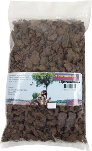 Dierendrogist Lijnzaadkoek 1 KG