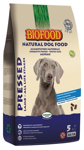 Biofood Geperst Lam / Rijst Premium 5 KG