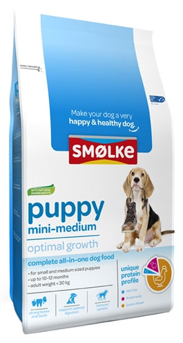 Smolke Puppy Mini/medium Brokken 3 KG