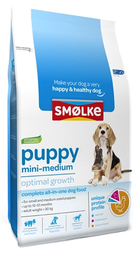 Smolke Puppy Mini/medium Brokken 12 KG