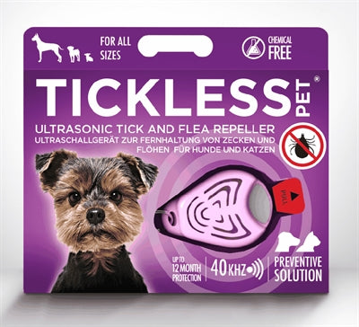 Tickless Teek En Vlo Afweer Voor Hond En Kat Roze