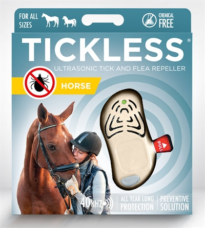Tickless Teek En Vlo Afweer Voor Paard Beige