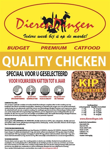 Budget Premium Catfood Quality Chicken 15 KG