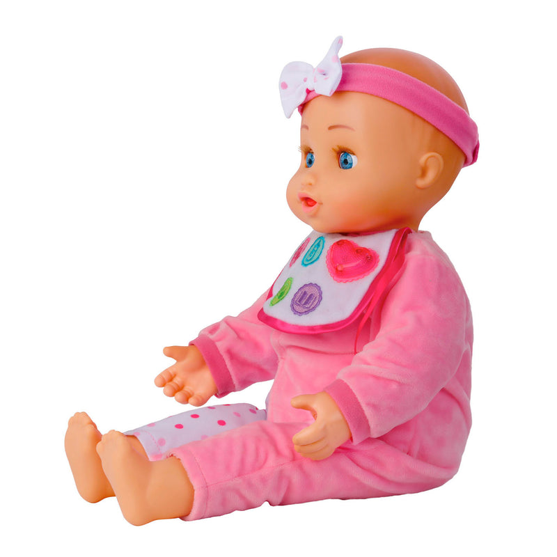 Little Love babypop Eva's Eerste Woordjes 40 cm roze