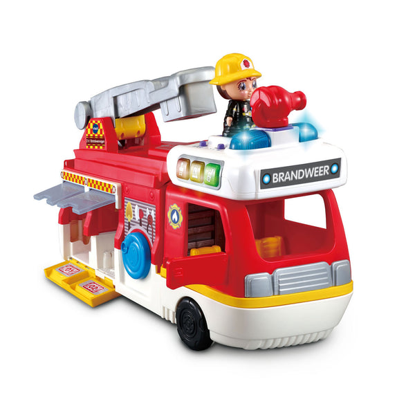 VTech Vrolijke Vriendjes 2in1 Brandweerwagen + Licht en Geluid