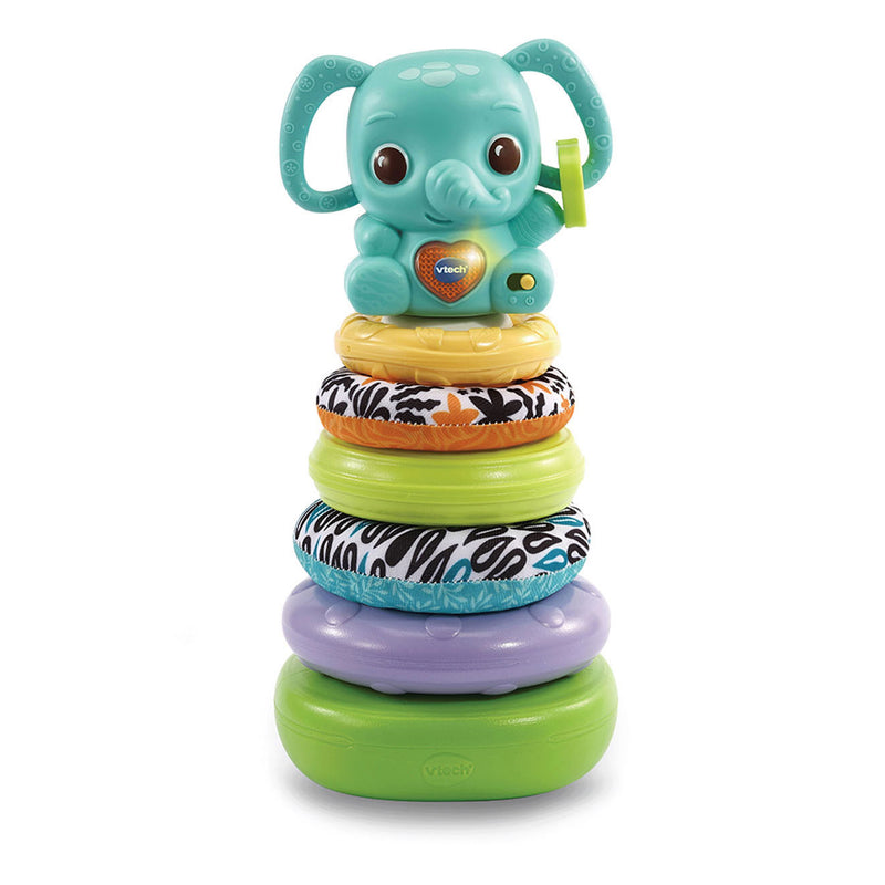 VTech Baby 3in1 Stapel Leer Olifant + Licht en Geluid