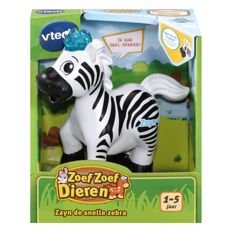 VTech Zoef Zoef Dieren Zayn de Snelle Zebra + Licht en Geluid