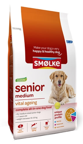 Smolke Senior Medium Brokken 12 KG