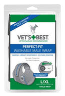 Vets Best Wasbare Plasband Reu Zwart LARGE / XL