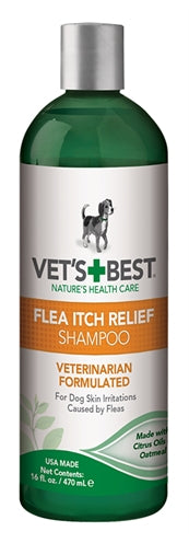 Vets Best Flea Itch Relief Shampoo 470 ML