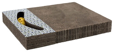 Trixie Krabplank Karton Met Balletjes Wit 38X30 CM