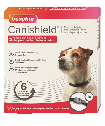 Beaphar Canishield Hond KLEINE / MIDDEL 48 CM