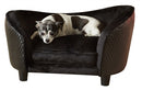 Enchanted Hondenmand Sofa Ultra Pluche Snuggle Wicker Bruin 68X41X38 CM
