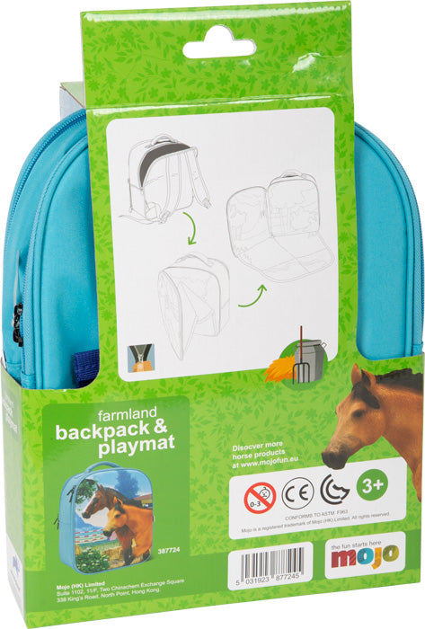 Animal Planet 3D Rugzak Speelset - Paardenstal