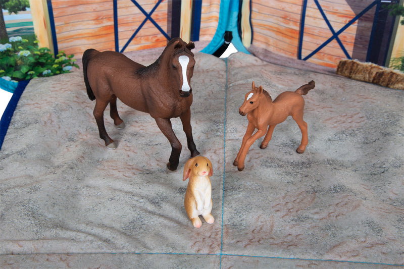 Animal Planet 3D Rugzak Speelset - Paardenstal