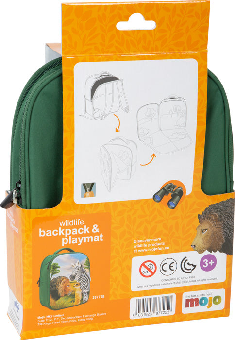 Animal Planet 3D Rugzak Speelset - Savannah Wilde dieren